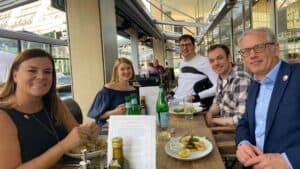 Ambassadors having lunch