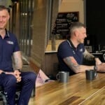 Shaun Cook in the cafe at STEPS Rehabilitation