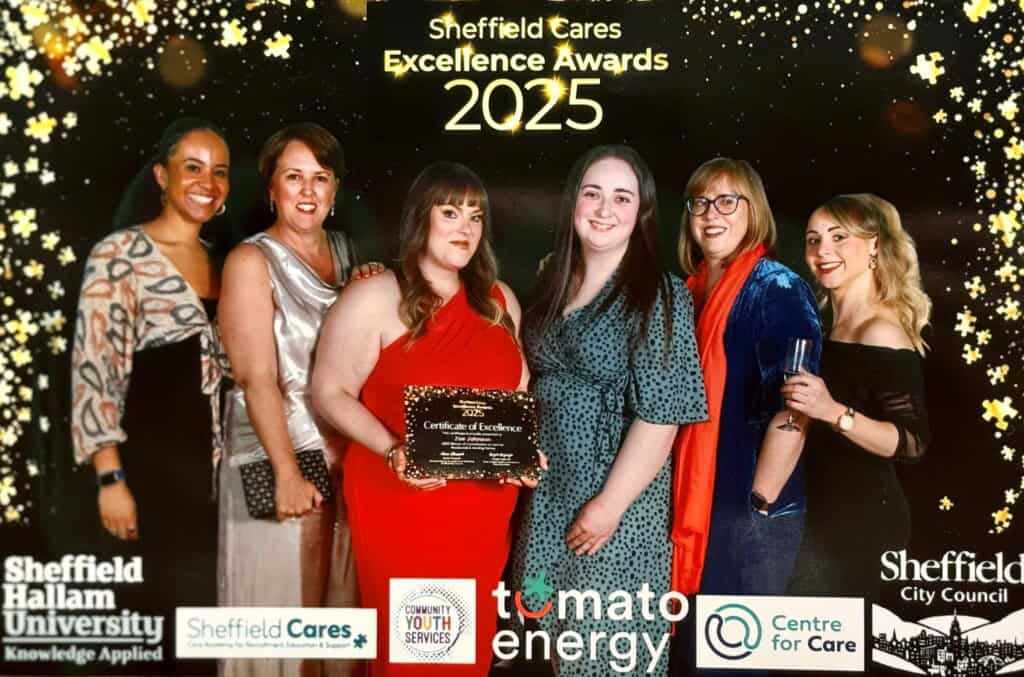 STEPS Rehabilitation team at the Sheffield Cares Excellence Awards
