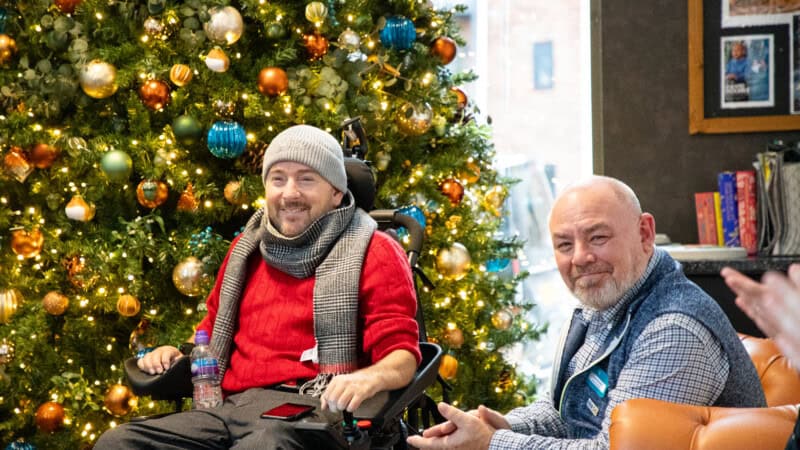 David Holmes Visits STEPS Rehabilitation