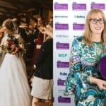 A banner image of Ed and Izzy getting married alongside an image of Jules and Toria receiving an award
