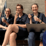 Images of Jess during her apprenticeship at STEPS Rehabilitation